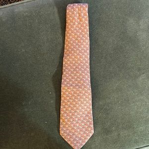 Vineyard Vines Pink Cheeseburger Tie 100% Silk
